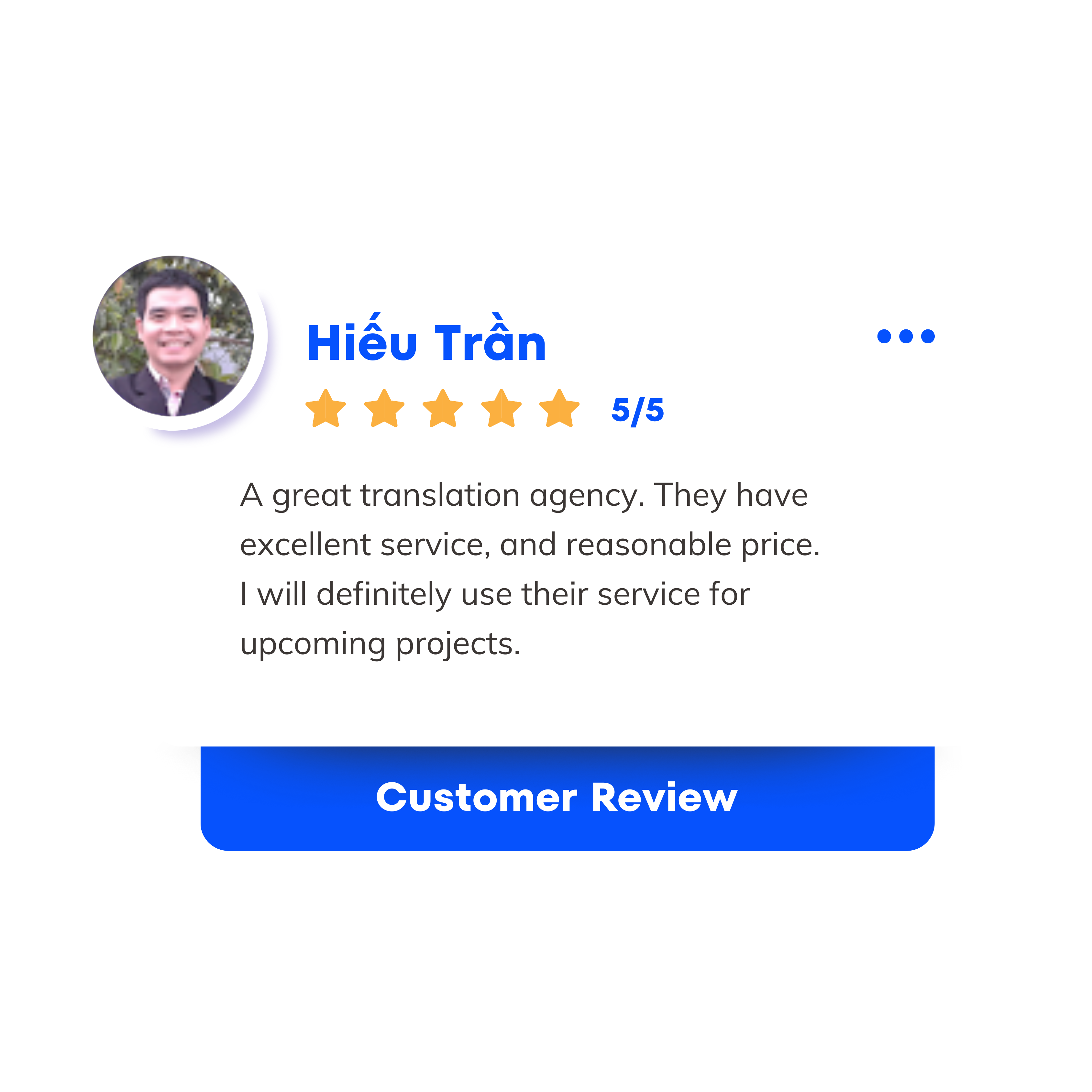 Customer Review (Hiếu Trần)
