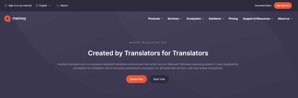 Best Machine (AI) Translation Tools - memoQ
