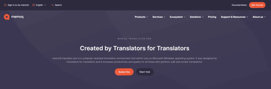 Best Machine (AI) Translation Tools - memoQ