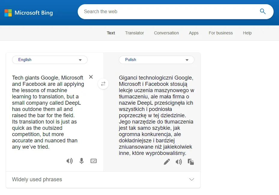 Best Machine (AI) Translation Tools - Microsoft Translator