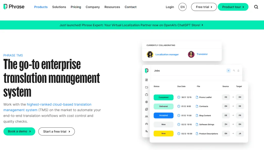Best Machine (AI) Translation Tools - Phrase TMS